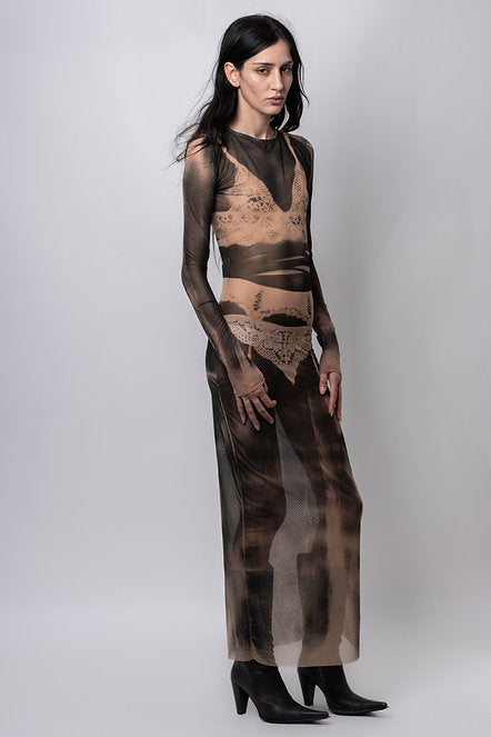 THE TATOO DRESS-Kenza Iatrides-APOC STORE