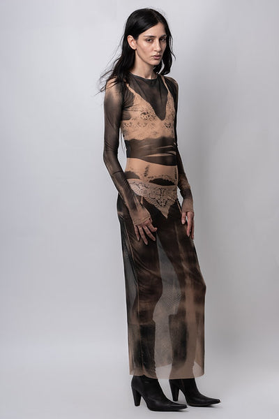 THE TATOO DRESS-Kenza Iatrides-APOC STORE