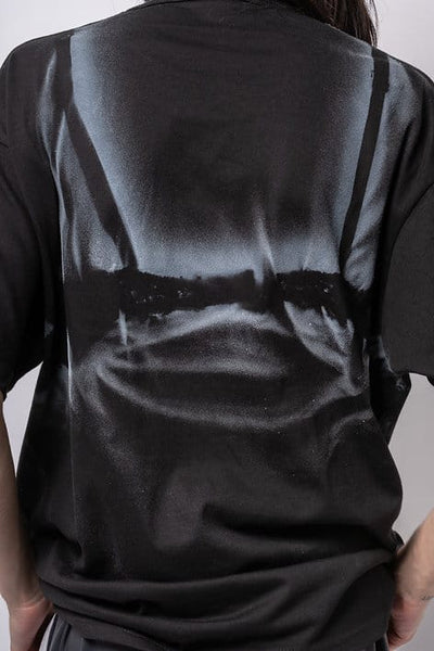 Bra T-shirt black-Kenza Iatrides-APOC STORE