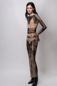 THE TATOO DRESS-Kenza Iatrides-APOC STORE
