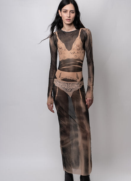 THE TATOO DRESS-Kenza Iatrides-APOC STORE