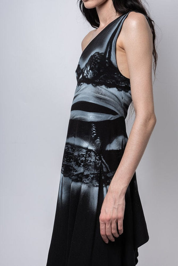 Lingerie dress black-Kenza Iatrides-APOC STORE