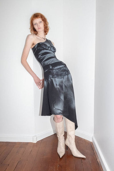 Lingerie dress black-Kenza Iatrides-APOC STORE