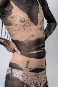 THE TATOO DRESS-Kenza Iatrides-APOC STORE