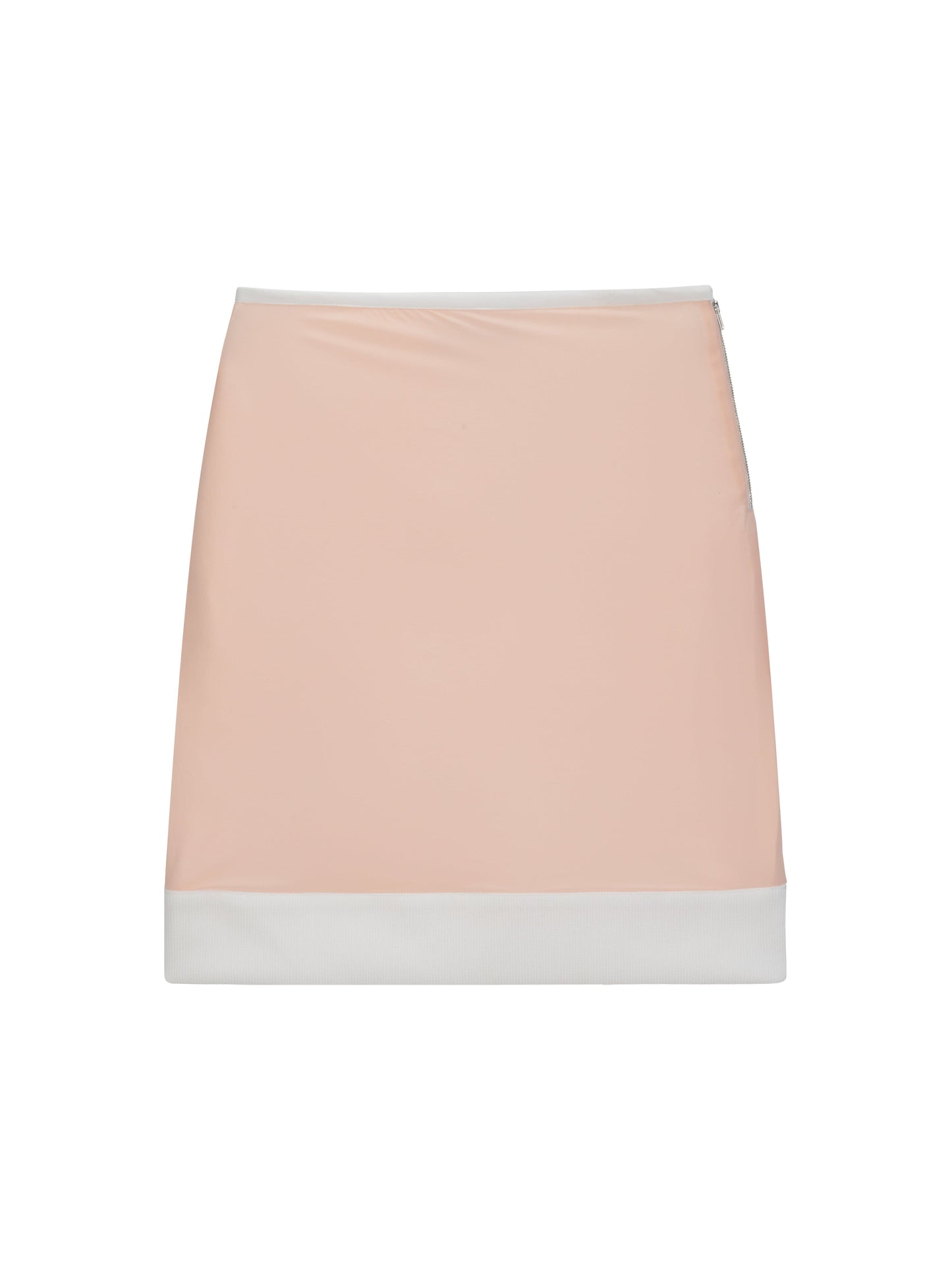 Marshmallow Skirt Coral-mesh blanca-APOC STORE