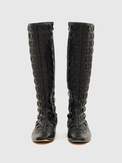 Leather Boots-Nensi Avetisian-APOC STORE