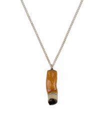 Cigarette Butt Necklace (orange)-Jetpack Hom(m)e-APOC STORE