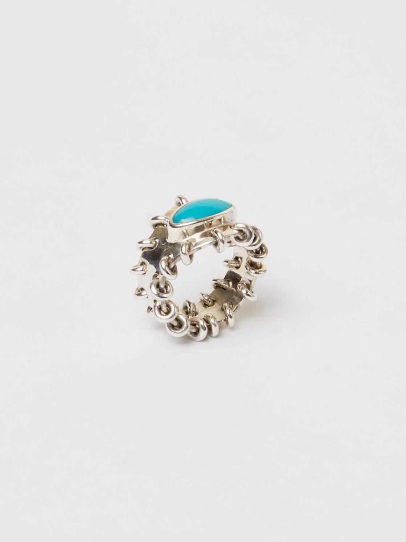 Nazar Ring Turquoise-Zohra Rahman-APOC STORE