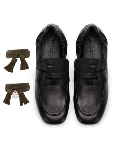 Swift Trek Loafers (Black)-untitlab-APOC STORE