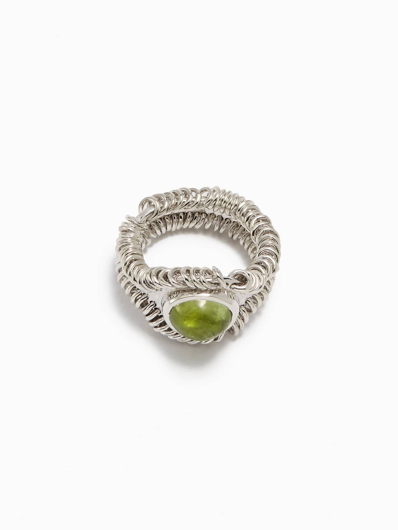 Barnacle Ring Small - Peridot-Zohra Rahman-APOC STORE