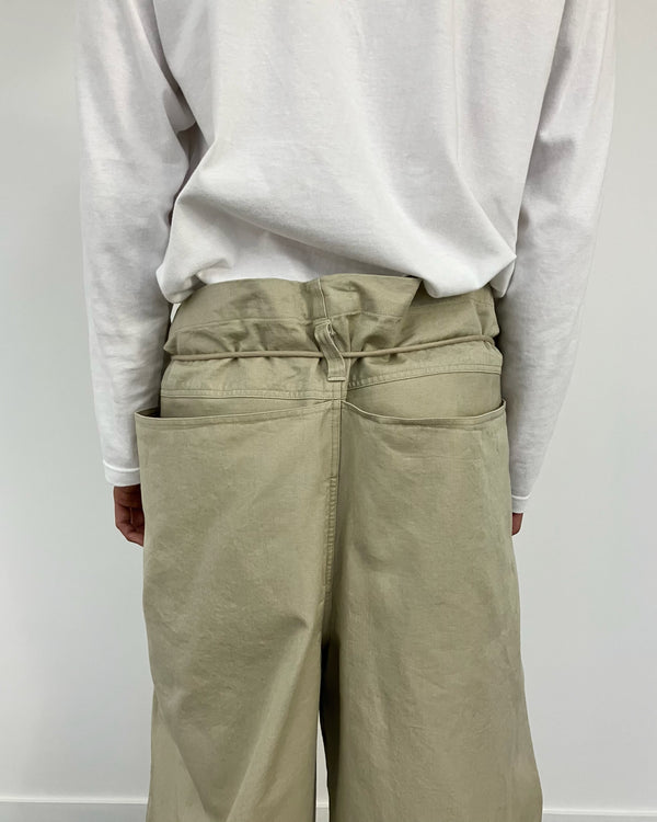 ADJUSTABLE CARABINER PANTS BEIGE-EGNARTS-APOC STORE