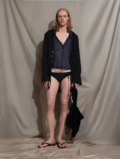 BB Sack in Black Suede-Pedro Trindade-APOC STORE