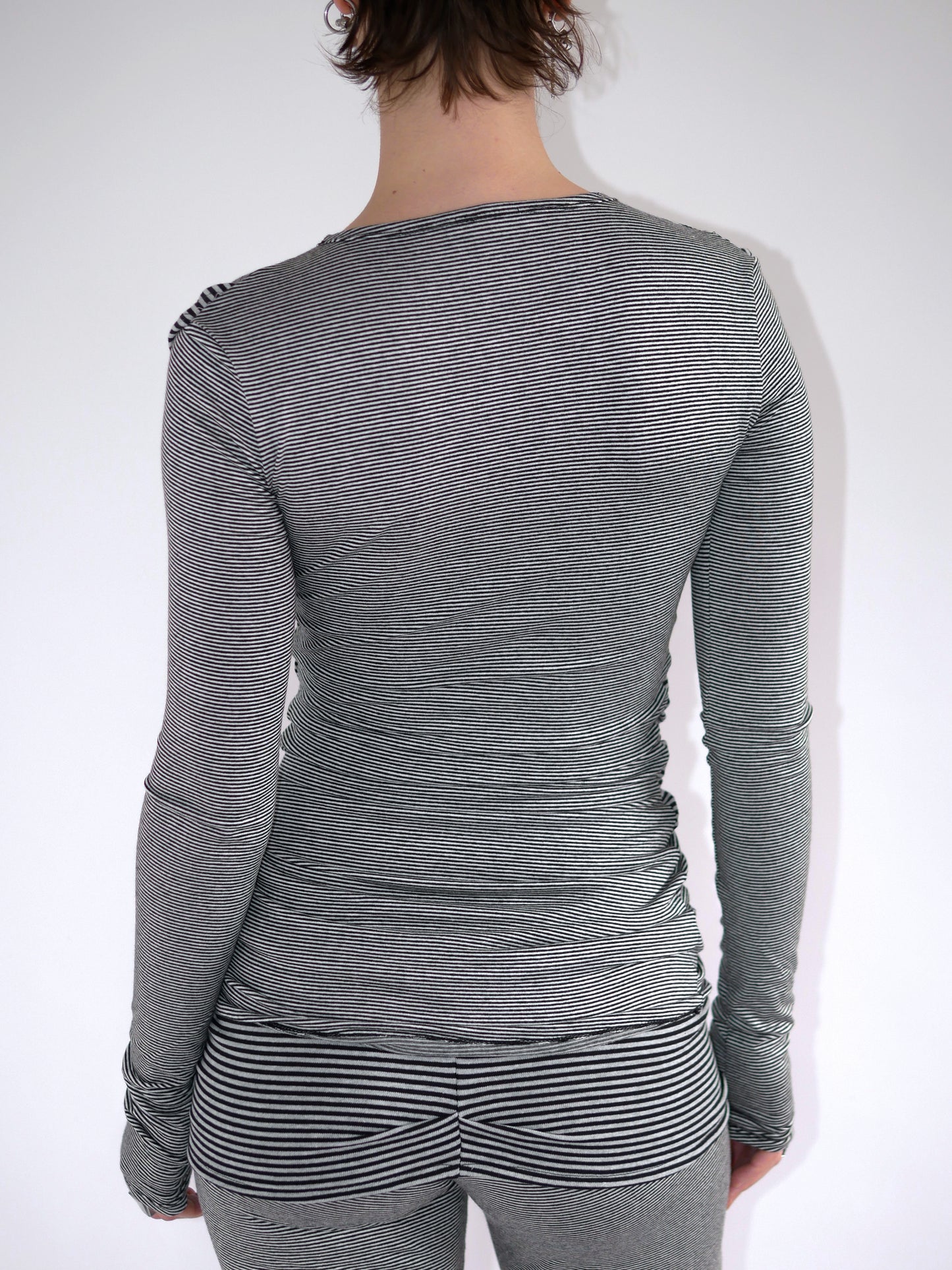 THE STRIPY TOP-Kenza Iatrides-APOC STORE