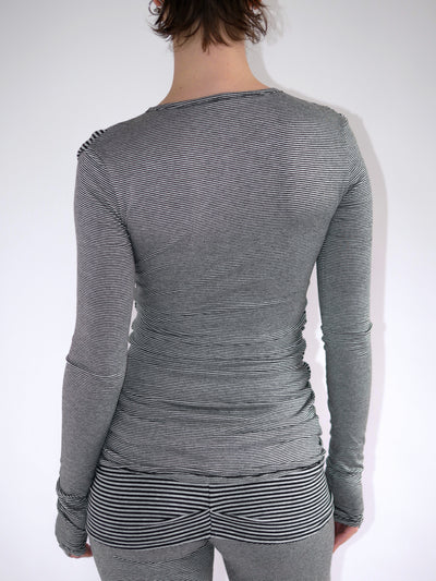 THE STRIPY TOP-Kenza Iatrides-APOC STORE