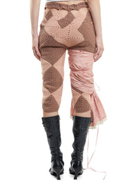 Silk Draped Trousers-LAKRAS-APOC STORE