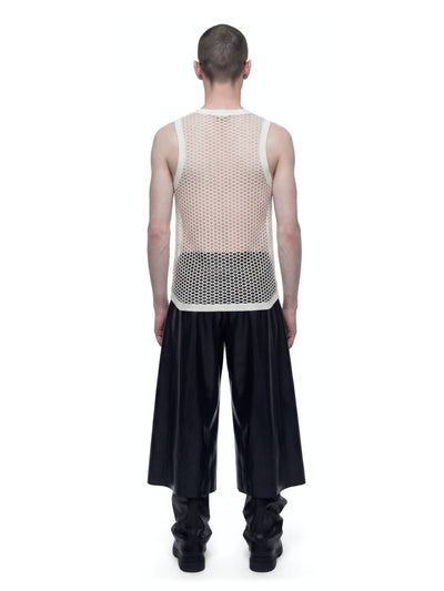 Latex Pleated Trousers-harri-APOC STORE