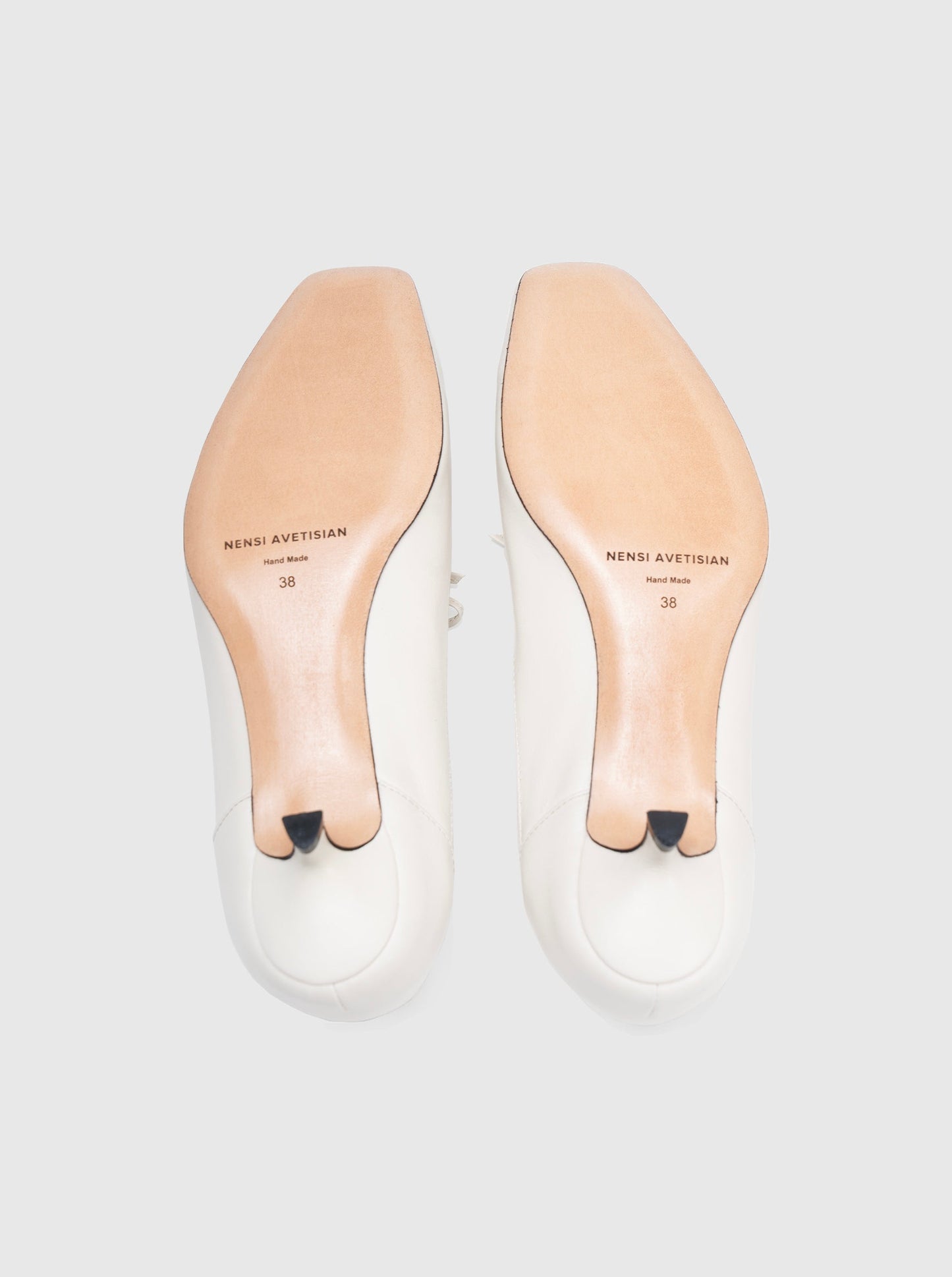 Kitten Heels White-Nensi Avetisian-APOC STORE