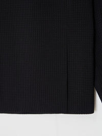 Tailored Hooded Jacket 001 _ Black-Taekh-APOC STORE