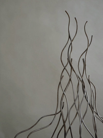 Iron High Back Chair in the manner of André Dubreuil c.1990-Myakin-APOC STORE