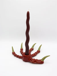 Cinnamon Red Paw Candlestick-Naomi Gilon-APOC STORE