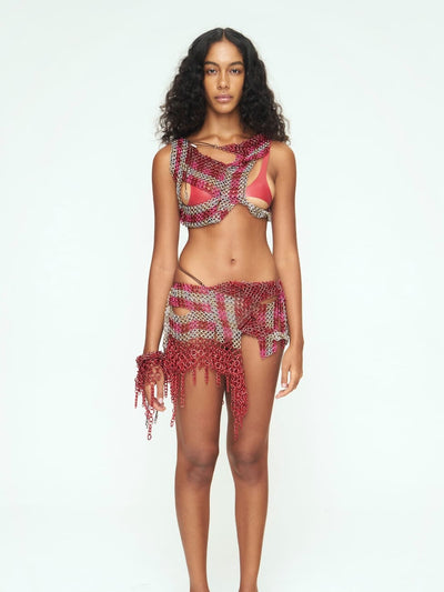 Fita Red + Pink Mini Top-JALACONDA-APOC STORE