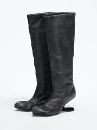 DRAGO WIDE-CALF BOOTS - VINTAGE BLACK-BHIVE-APOC STORE