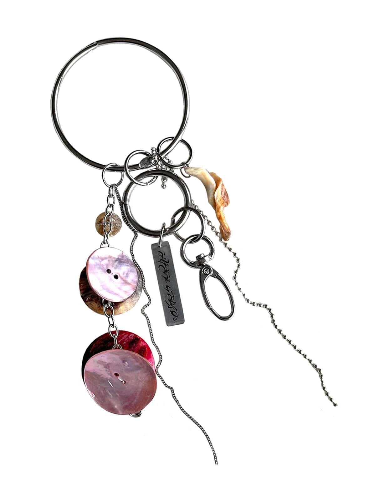 Big button keychain-Alisa Cayoo-APOC STORE