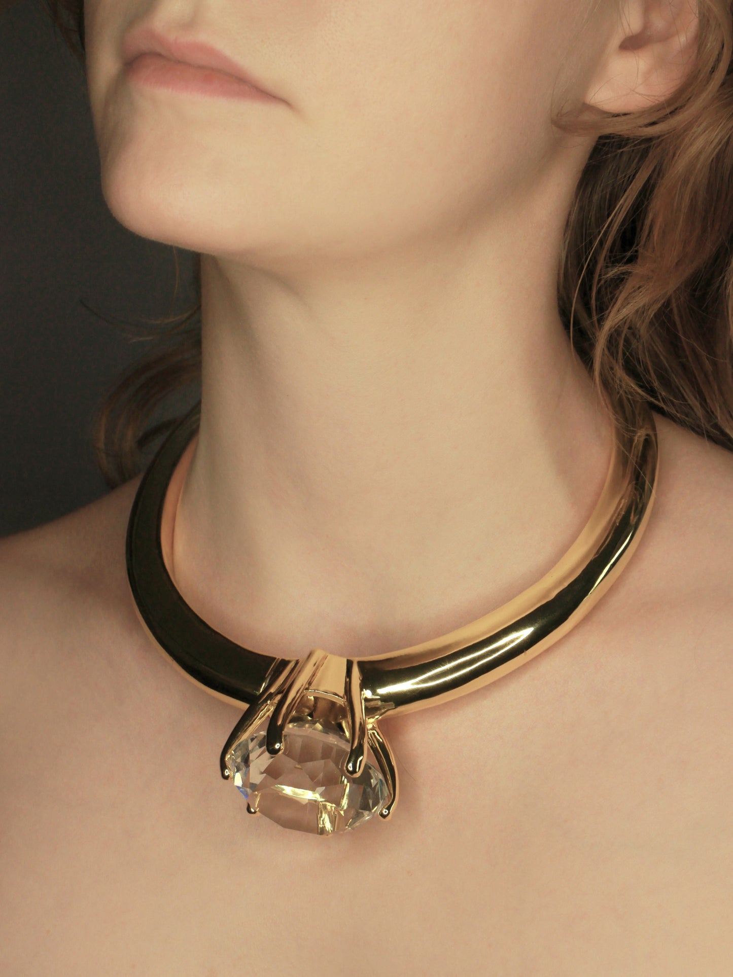 The Big Ring Necklace Gold-Marland Backus-APOC STORE