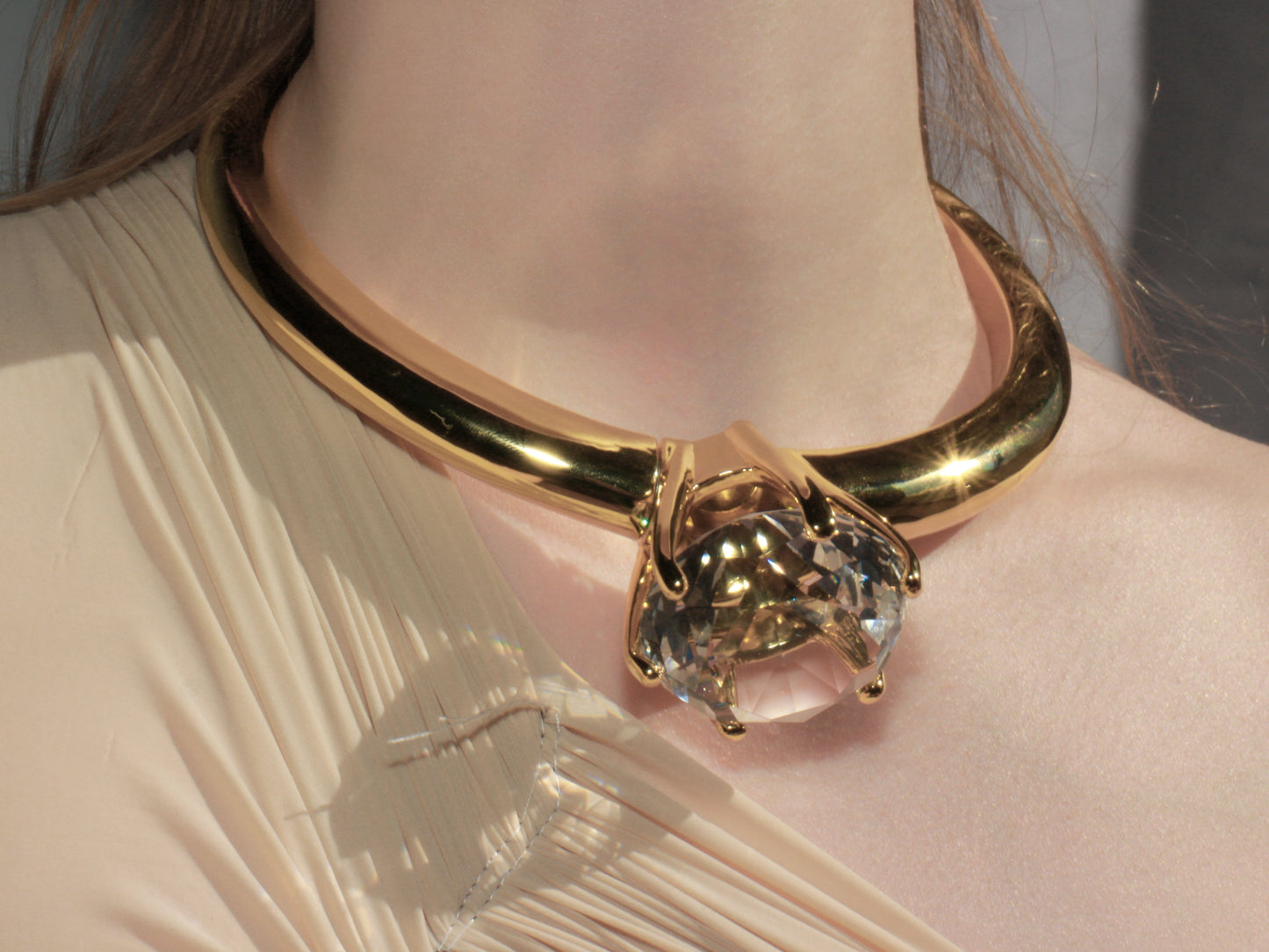 The Big Ring Necklace Gold-Marland Backus-APOC STORE