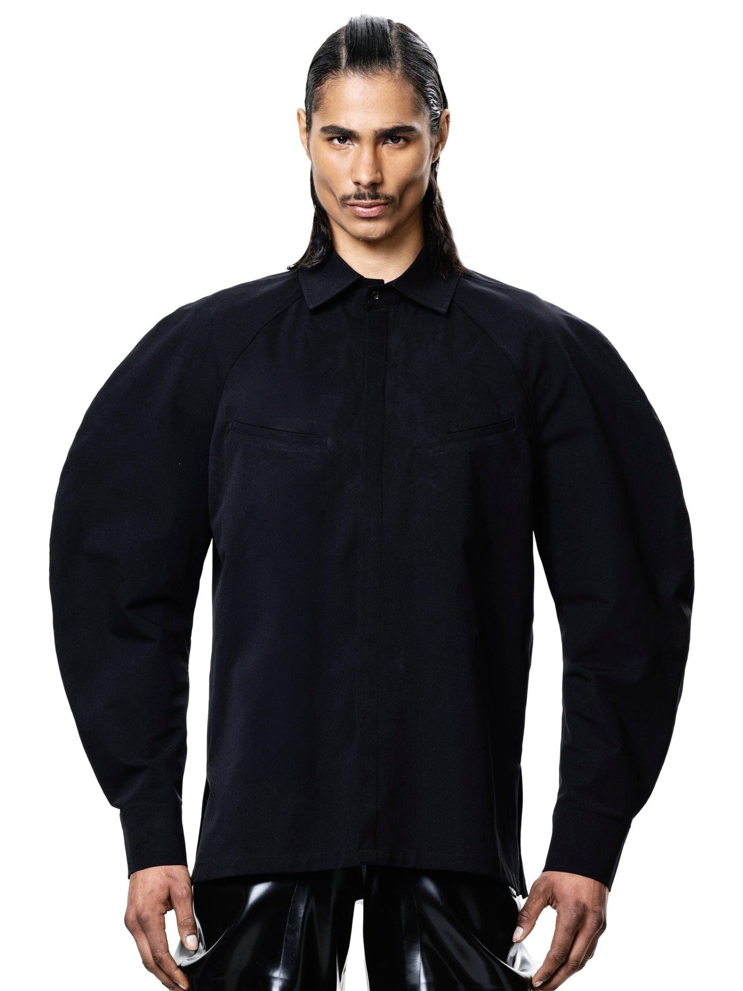 Black Circle Shirt-Harri-APOC STORE