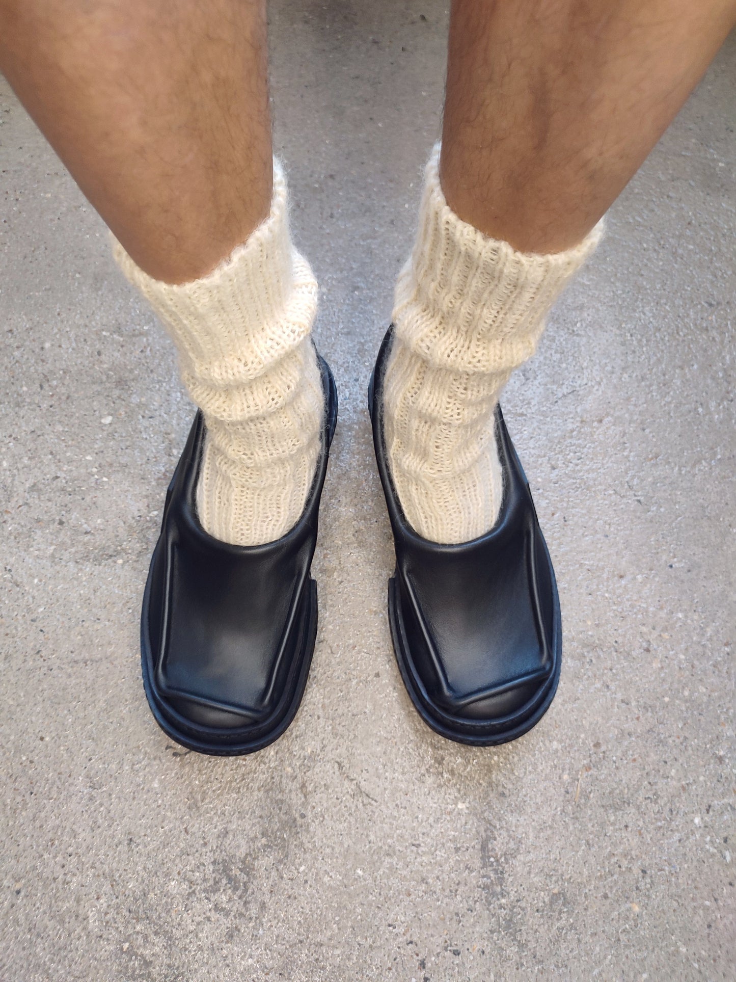 Black Matte Moccasins-Hernán Guardamagna-APOC STORE