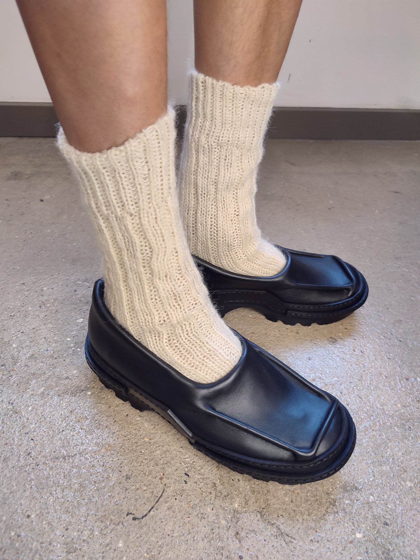 Black Matte Moccasins-Hernán Guardamagna-APOC STORE