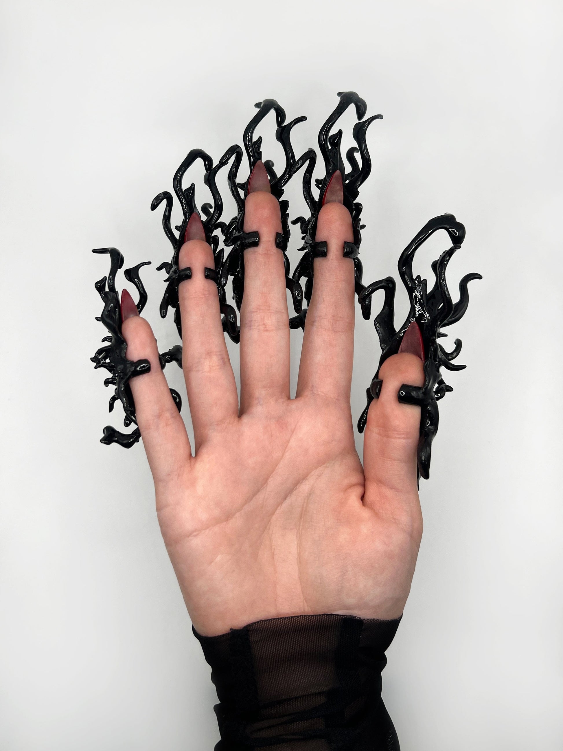 Black Nail ring-WHYNOEN-APOC STORE