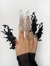 Black Nail ring-WHYNOEN-APOC STORE
