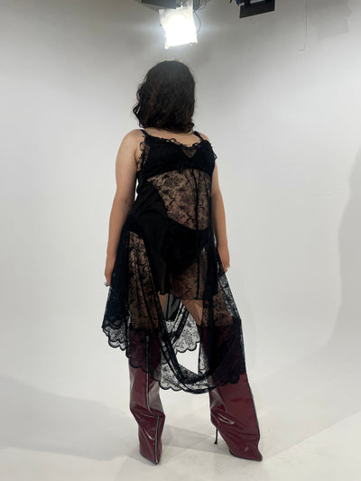 Black nightgown-Alectra Rothschild / Masculina-APOC STORE