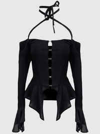BLK EVIL CARDIGAN-Marina Eerrie-APOC STORE