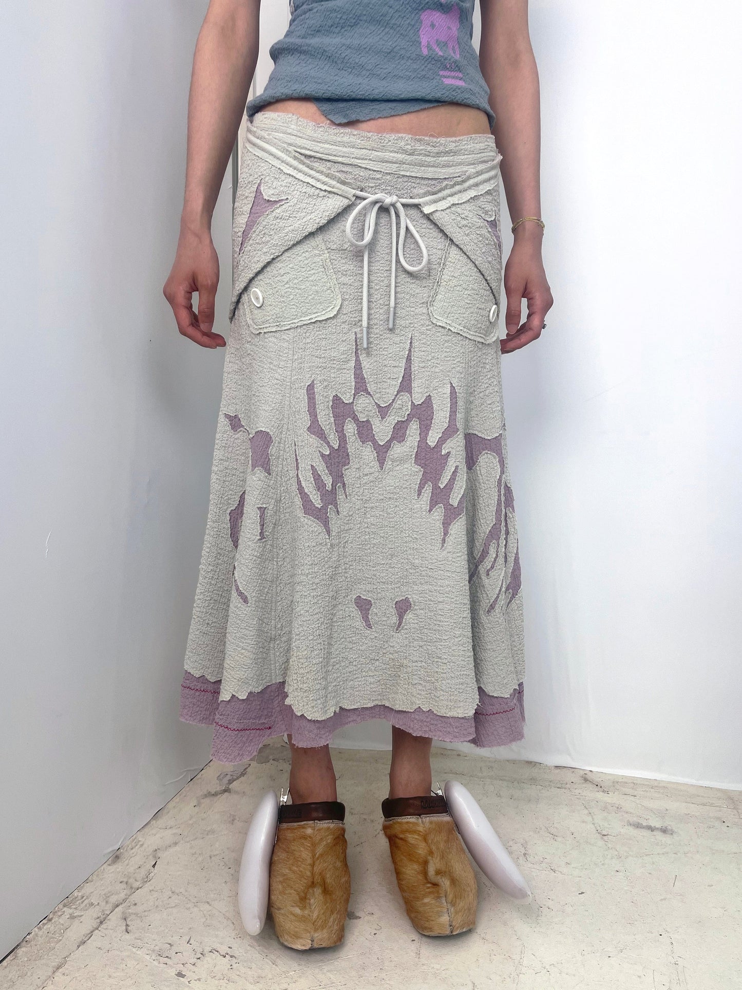 broken vowels skirt-Eirocori-APOC STORE