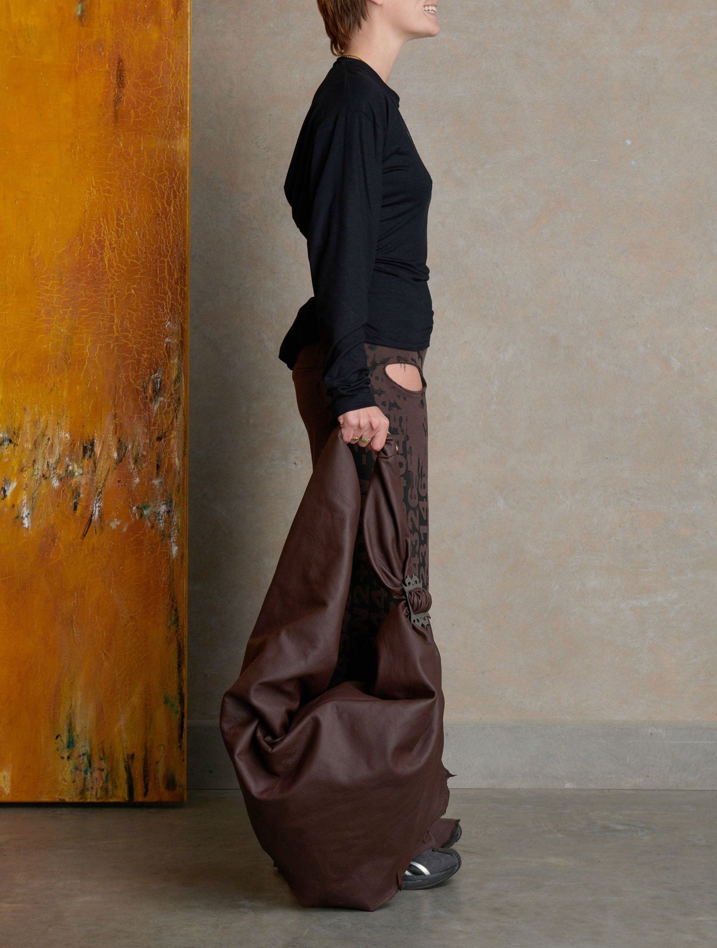 Ems Bag Brown Large-Karlaidlaw-APOC STORE