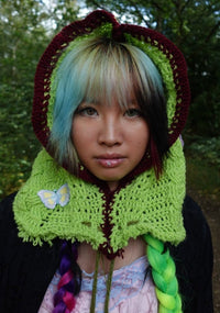 butterfly manifestation hood brown green-EIRINN HAYHOW-APOC STORE