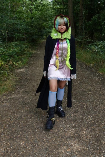 butterfly manifestation hood brown green-EIRINN HAYHOW-APOC STORE
