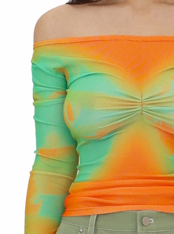 BUTTERFLY TEE ORANGE-Nibgnus-APOC STORE