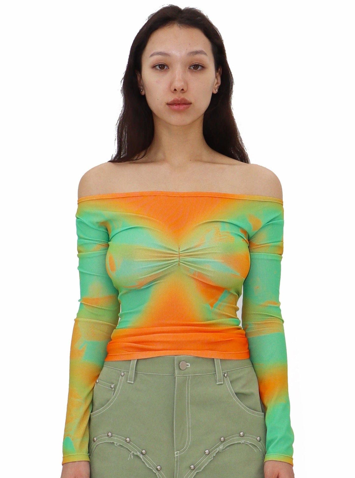 BUTTERFLY TEE ORANGE-Nibgnus-APOC STORE