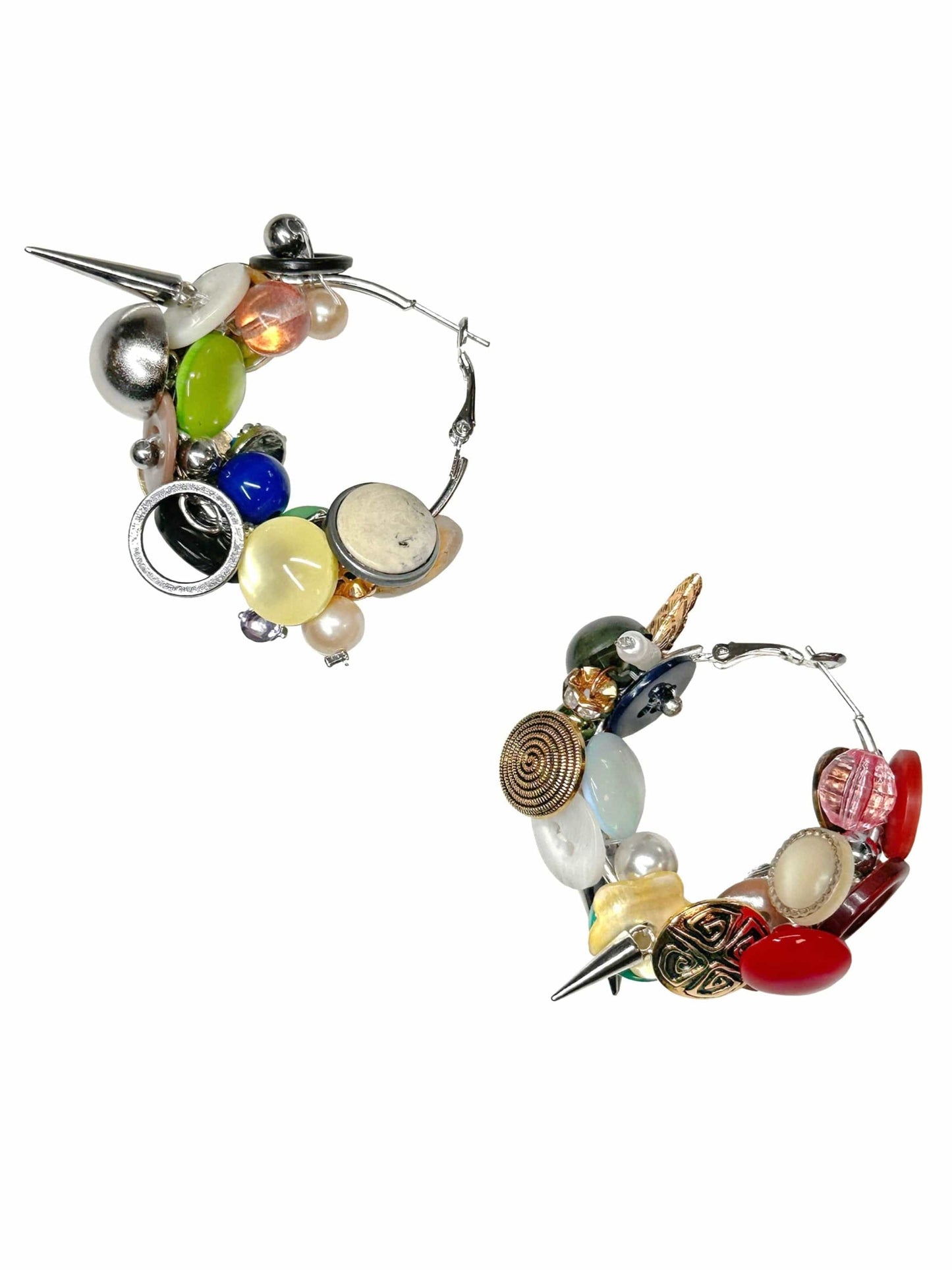 Button earrings-Alisa Cayoo-APOC STORE