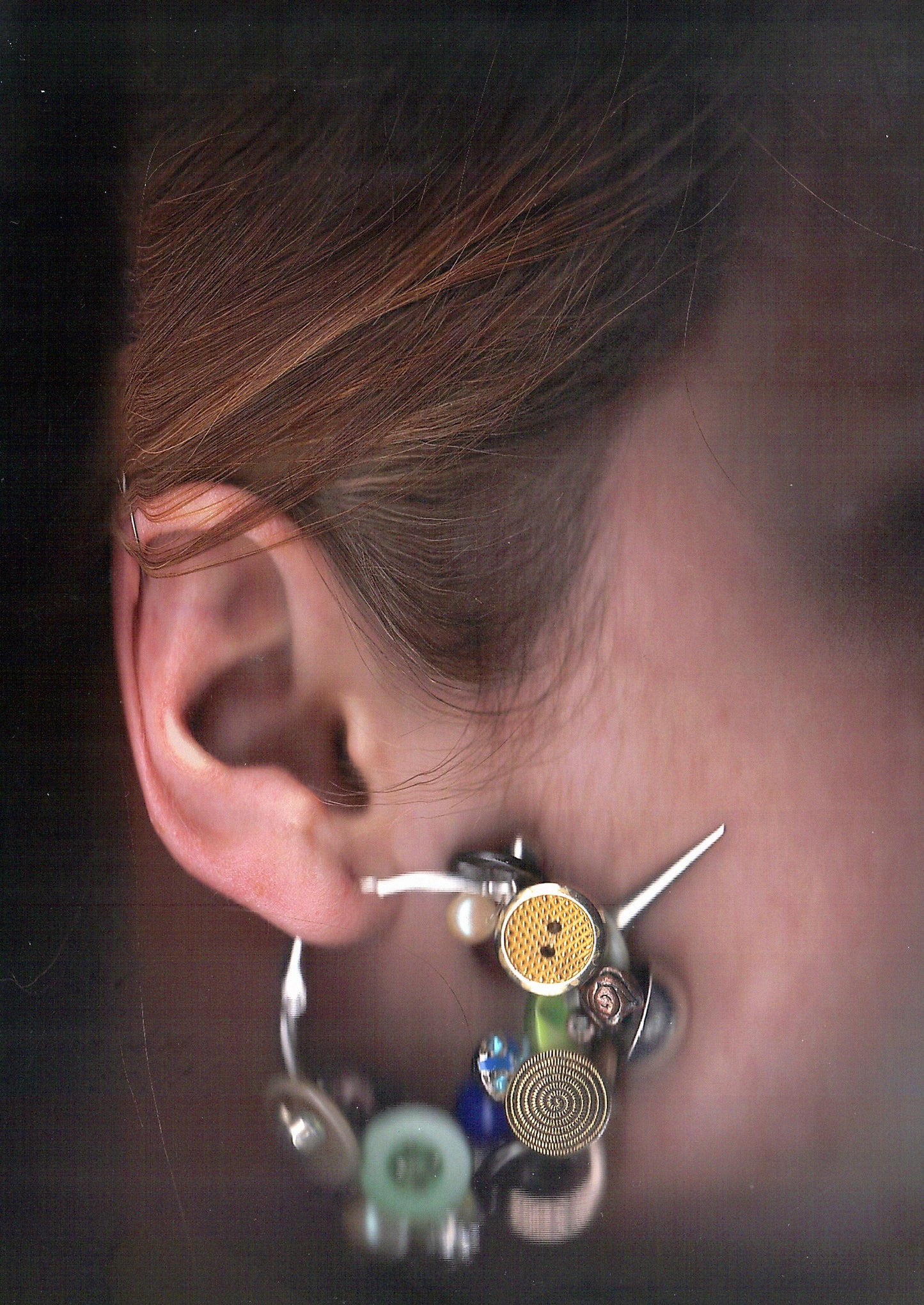 Button earrings-Alisa Cayoo-APOC STORE