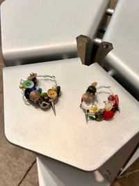 Button earrings-Alisa Cayoo-APOC STORE
