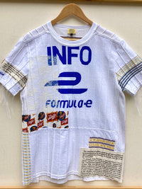 Pin-tuck Patchwork Shirts (White)-Jetpack Hom(m)e-APOC STORE