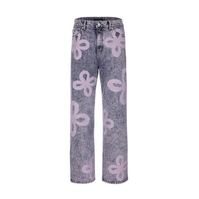 surgery painted clover jeans 'pink denim'-Surgery-APOC STORE
