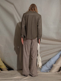 BB Bag in Grey Cotton Jersey-Pedro Trindade-APOC STORE