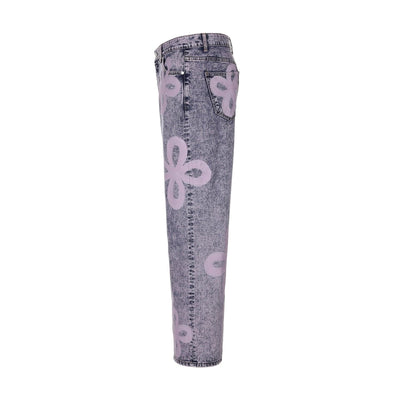 surgery painted clover jeans 'pink denim'-Surgery-APOC STORE