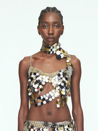 Aluminum Disc Fringe Top - PARTY-JALACONDA-APOC STORE
